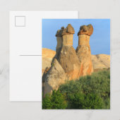 Fairy Chimneys bei Sunset Postkarte (Vorne/Hinten)
