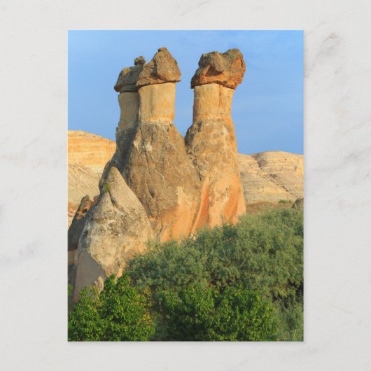 Fairy Chimneys bei Sunset Postkarte (Vorderseite)