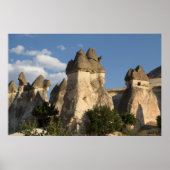 Fairy Chimneys in Kappadokien Poster (Vorne)