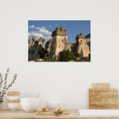 Fairy Chimneys in Kappadokien Poster (Küche)