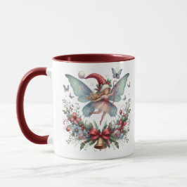 Fairy Christmas Butterfly Tasse