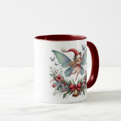 Fairy Christmas Butterfly Tasse (VorderseiteRechts)