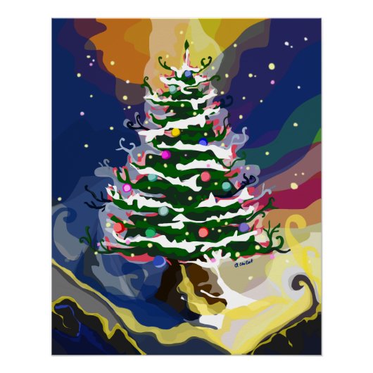 Fairy Christmas Tree Poster (Vorderseite)