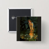 Fairy Circle Fairies Midsommer Eve Button (Vorne & Hinten)