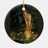 Fairy Circle Fairies Midsommer Eve Keramikornament (Hinten)