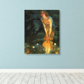 Fairy Circle Fairies Midsommer Eve Leinwanddruck (Insitu (Holzboden))