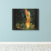 Fairy Circle Fairies Midsommer Eve Leinwanddruck (Insitu (Holzboden))