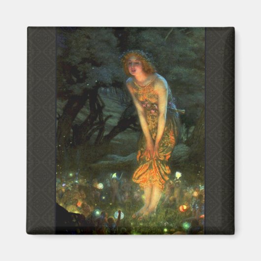 Fairy Circle Fairies Midsommer Eve Magnet (Vorne)