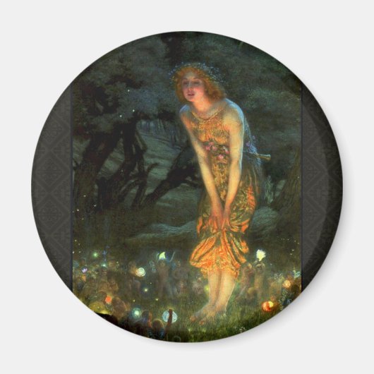 Fairy Circle Fairies Midsommer Eve Magnet (Vorne)