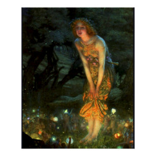 Fairy Circle Fairies Midsommer Eve Poster