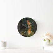 Fairy Circle Fairies Midsommer Eve Runde Wanduhr (Zuhause)