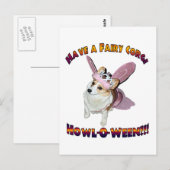 Fairy Corgi Howl-o-ween Postkarte (Vorne/Hinten)