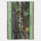 Fairy Cowgirls Campfire Song Throw Blanket 54"x38" Decke (Vorderseite Vertikal)