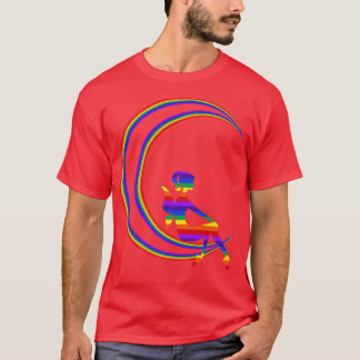 FAIRY CRECENT LUNAR MOON ART LIEBE SIE AUF DEM MUN T-Shirt