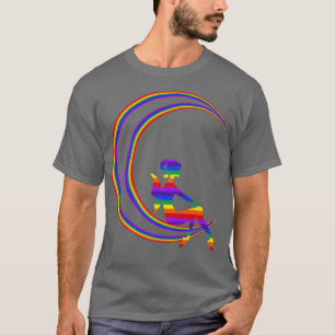 FAIRY CRECENT LUNAR MOON ART LIEBE SIE AUF DEM MUN T-Shirt
