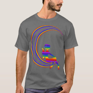 FAIRY CRECENT LUNAR MOON ART LIEBE SIE AUF DEM MUN T-Shirt