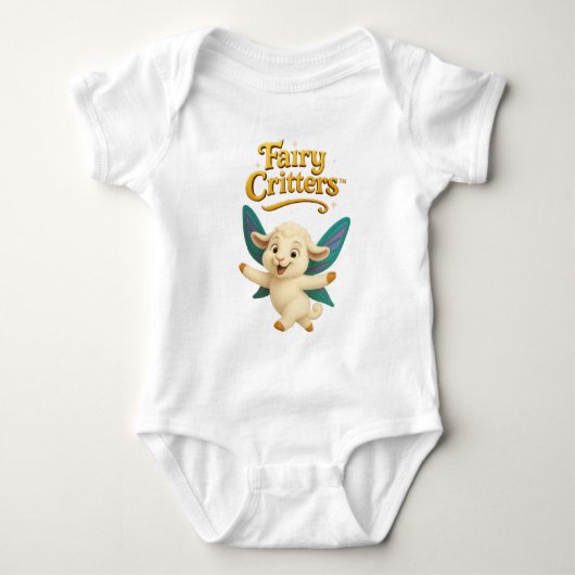 Fairy Critters™ Fairy Lamb Baby Strampler (Vorderseite)