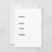 Fairy Critters™ Fairy Lamb Einladung (Rückseite)