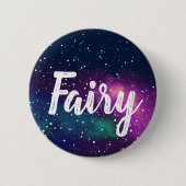 Fairy Customizable Galaxy Identity Button (Vorderseite)