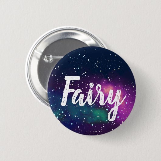 Fairy Customizable Galaxy Identity Button (Vorne & Hinten)