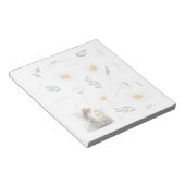 Fairy Daisy Notepad – Whimsical Floral Stationery Notizblock (angewinkelt)