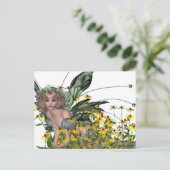 Fairy Daisy Postkarte (Stehend Vorderseite)