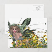 Fairy Daisy Postkarte (Vorne/Hinten)