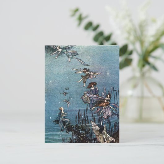 Fairy Dance Einladungen (Stehend Vorderseite)