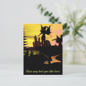 Fairy Dance Postkarte (Stehend Vorderseite)
