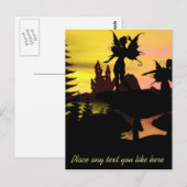Fairy Dance Postkarte (Vorne/Hinten)