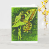 Fairy Dancer Greetings Card Karte (Gelbe Blume)