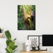 FAIRY DANCER TANZEN IM LIMONEN LICHT POSTER (Heimbüro)