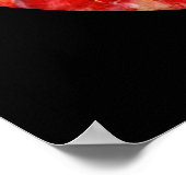 FAIRY DER BLUME, Rot-Gelb-Schwarz-Fantasie Poster (Ecke)