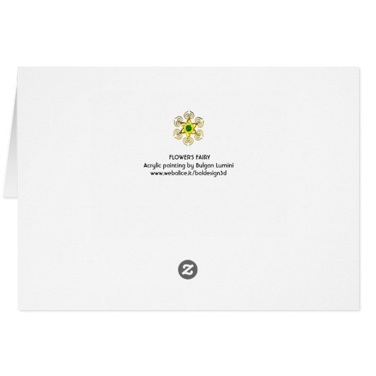 FAIRY DER ROTEN BLUME (Rückseite Horizontal)