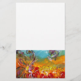 FAIRY DER ROTEN BLUME BRIEFPAPIER