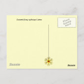 FAIRY DER ROTEN BLUME POSTKARTE (Rückseite)