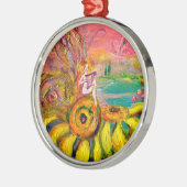 FAIRY DER SONNENBLUMEN ORNAMENT AUS METALL (Links)