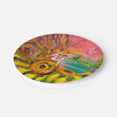 FAIRY DER SONNENBLUMEN PAPPTELLER (Schrägansicht)