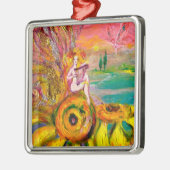 FAIRY DER SONNENBLUMEN SILBERNES ORNAMENT (Links)