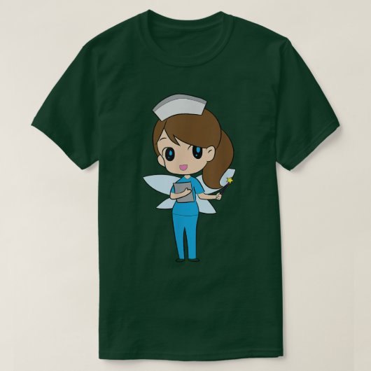 Fairy Design ER Nurse T-Shirt (Design vorne)