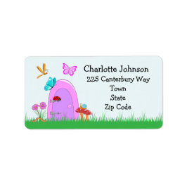 Fairy Door Address Labels Adressaufkleber