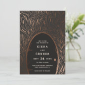 Fairy Door Irish Folklore Märchenbaum Hochzeit Einladung (Stehend Vorderseite)