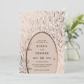 Fairy Door Irish Folklore Märchenbaum Hochzeit Einladung (Stehend Vorderseite)