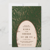 Fairy Door Irish Folklore Märchenbaum Hochzeit Einladung (Vorderseite)