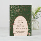 Fairy Door Irish Folklore Märchenbaum Hochzeit Einladung (Stehend Vorderseite)