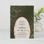 Fairy Door Irish Folklore Märchenbaum Hochzeit Einladung (Stehend Vorderseite)