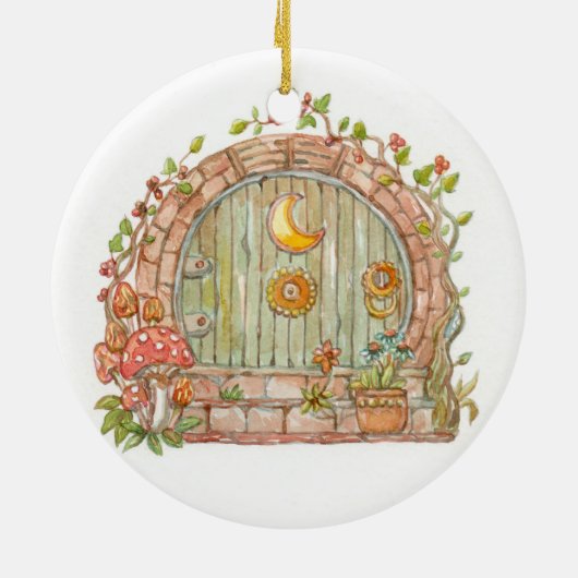 Fairy Door Keramik Ornament (Hinten)