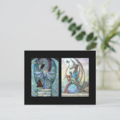 Fairy Dragon ACEO Cards von Molly Harrison Postkarte (Stehend Vorderseite)
