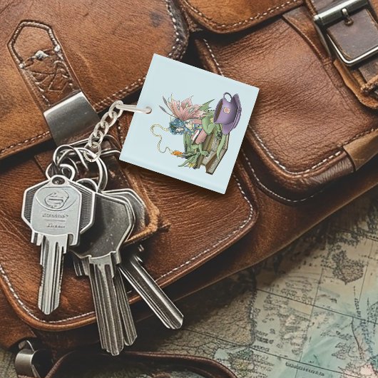 Fairy Dragon Books Tea Friendship  Schlüsselanhänger