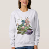 Fairy-Dragon-Bücher-Tea-Freundschaft Sweatshirt (Vorderseite)
